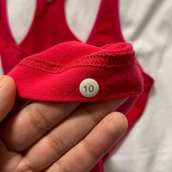 Lululemon Red/Pink tank - Picture 3 of 4